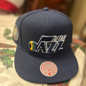 UTAH JAZZ Mitchell & Ness Baseball Cap Nostalgia Company Snapback Hat Original